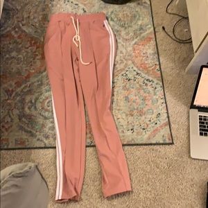 Pink joggers